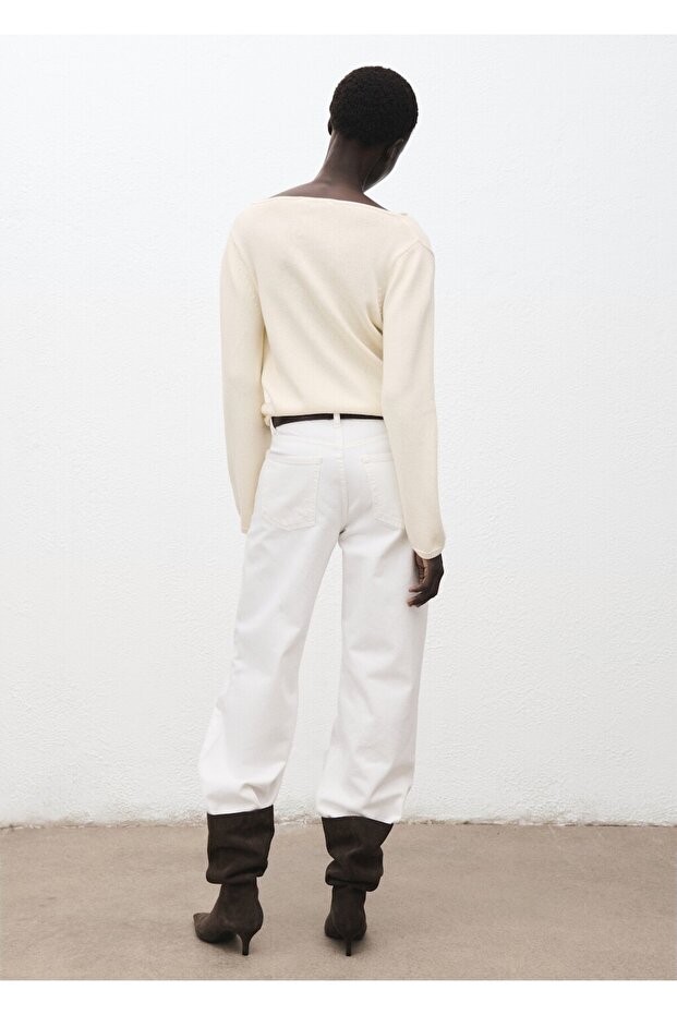 Degaje yakalı kazak - 4