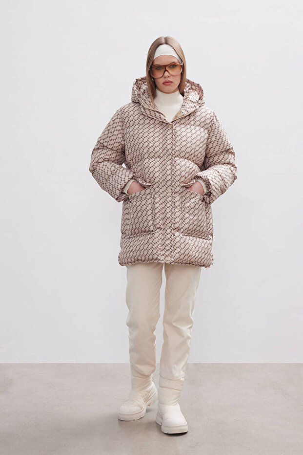 KUM MONOGRAM ŞİŞME MONT - 3