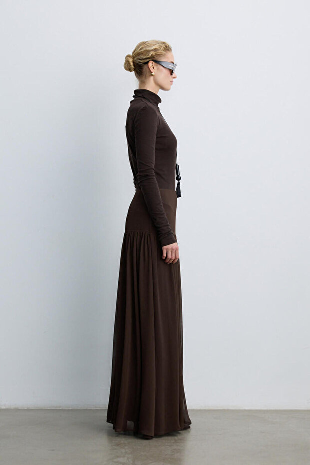 FUSTA LUNGĂ CU CORSET MARO - 6