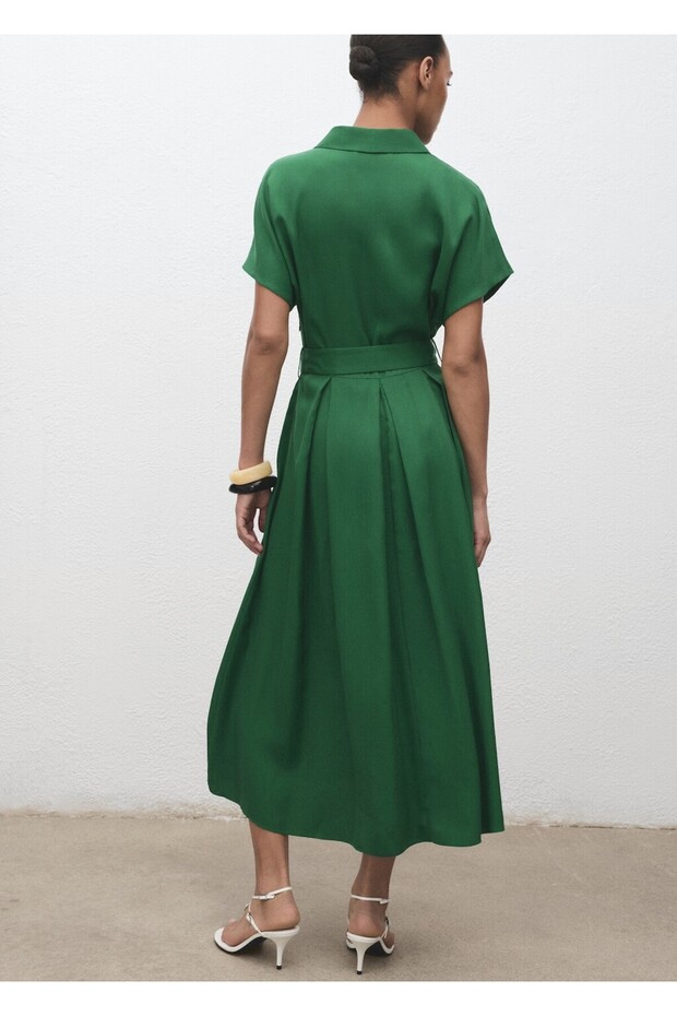 Liyosel gömlek elbise - 4