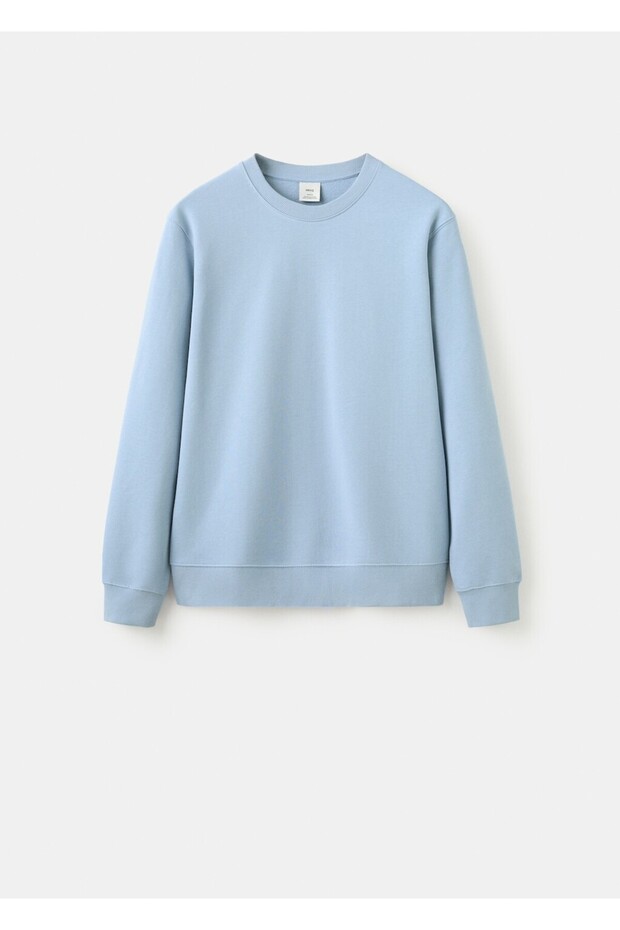 Regular kesim %100 pamuklu sweatshirt - 3