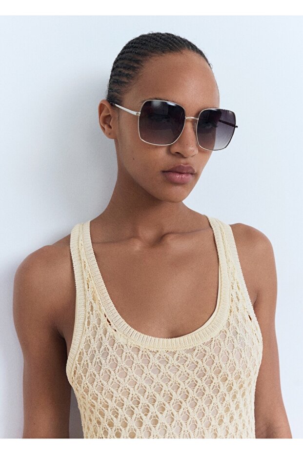 Tığ işlemeli uzun elbise - 6