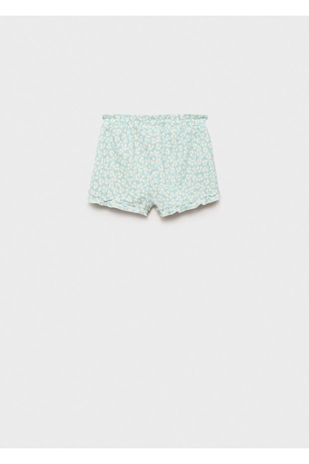 Çiçek desenli şort - 2