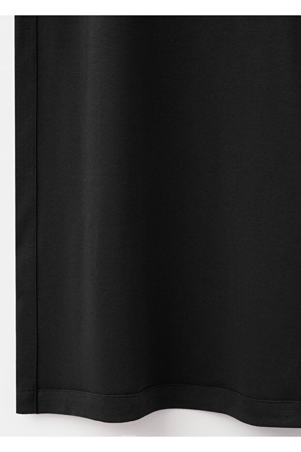 Pamuklu uzun tişört - 5