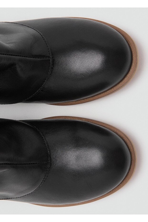 İşlemeli deri bot - 4