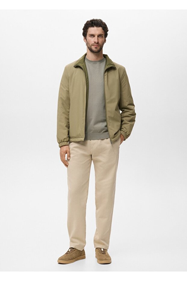 Çift taraflı su itici kapitone ceket - 2