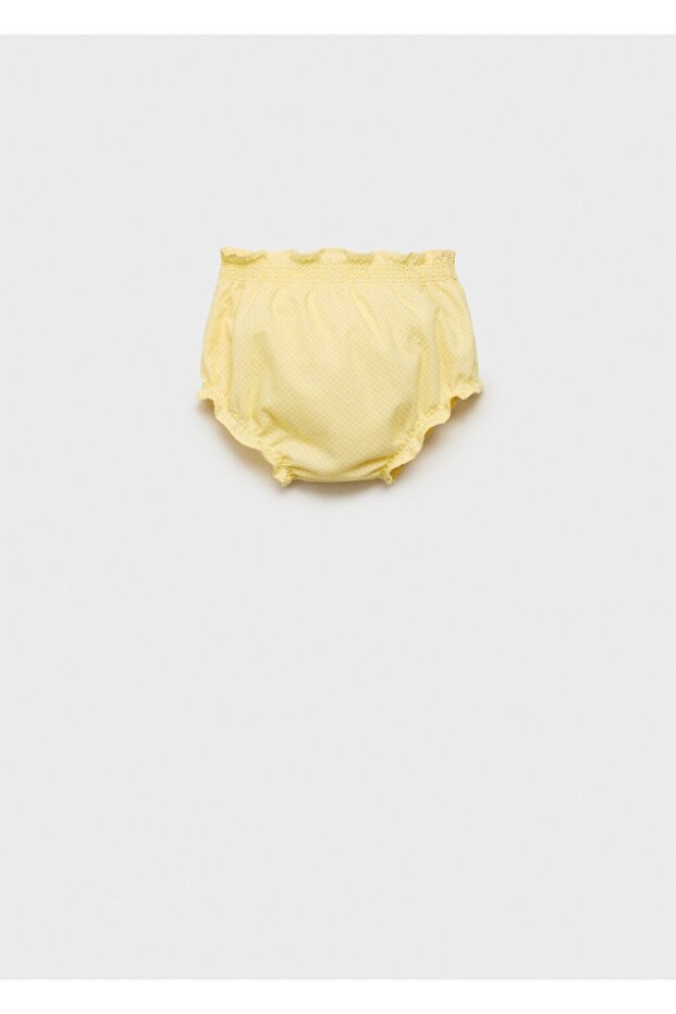 Desenli pamuklu şort - 2