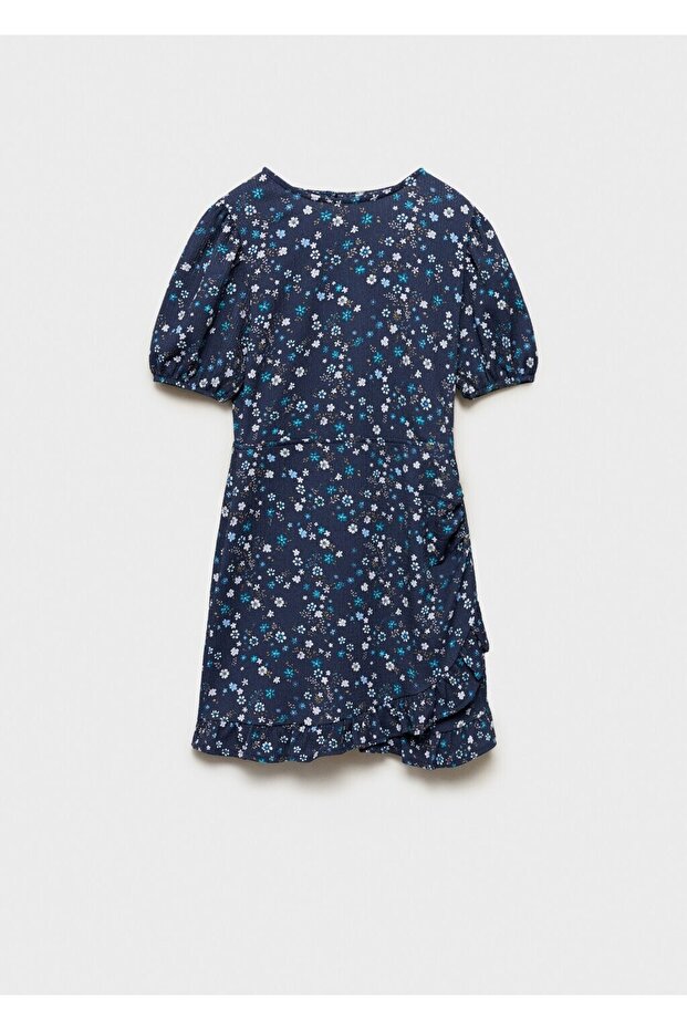 Çiçekli kısa elbise - 3