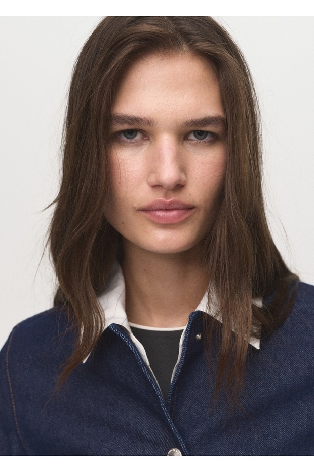 Crop denim ceket - 6