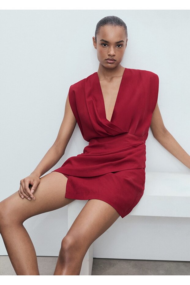 Lyocell anvelop elbise - 1