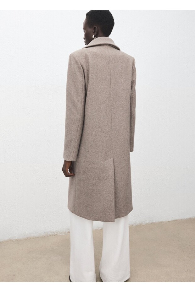 Çıkarılabilir yakalı palto - 4