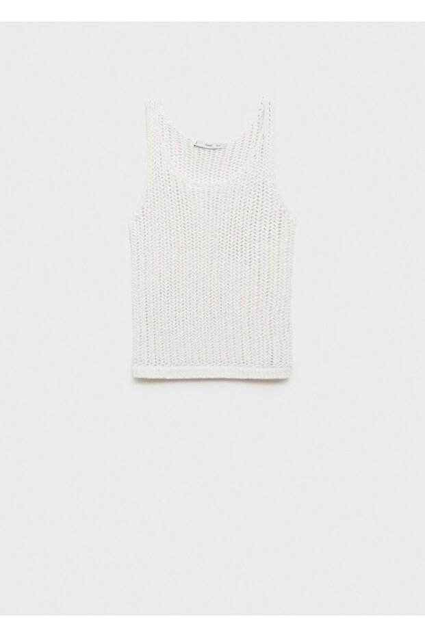 Askılı kroşe bluz - 3