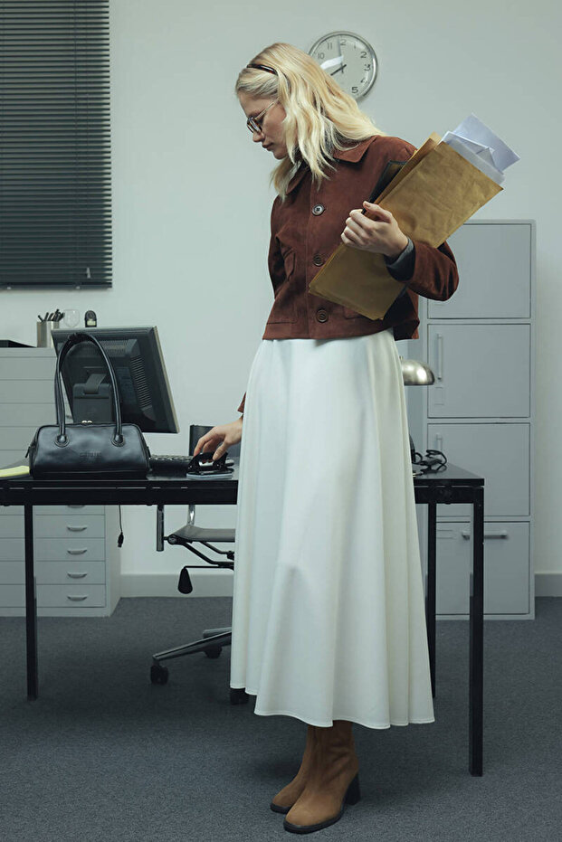 EKRU VOLANLI ETEK - 1