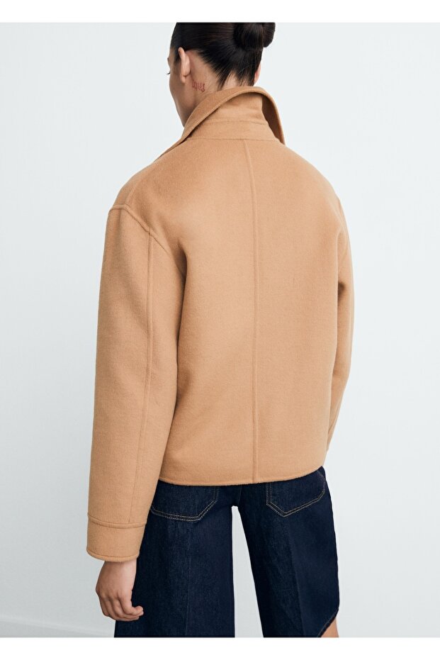 Cepli yün ceket - 4