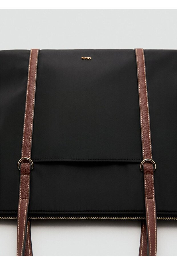 Çift saplı shopper çanta - 3