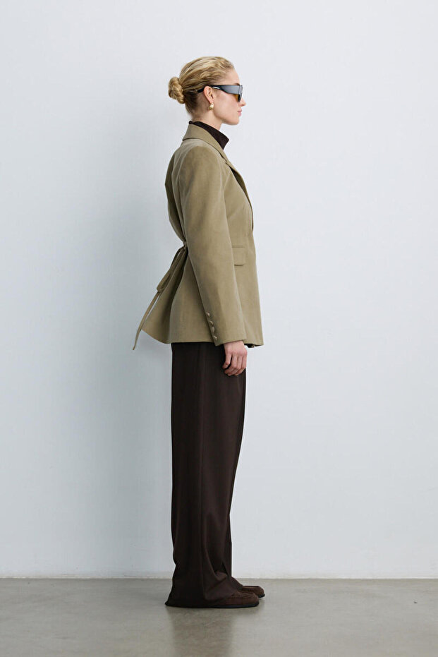 KUM KADİFE BLAZER - 8