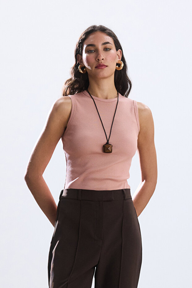 PEMBE FİTİLLİ ÜST - 1