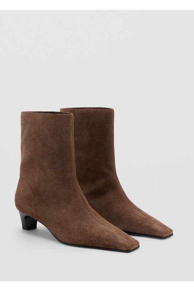 Süet deri yarım bot - 1