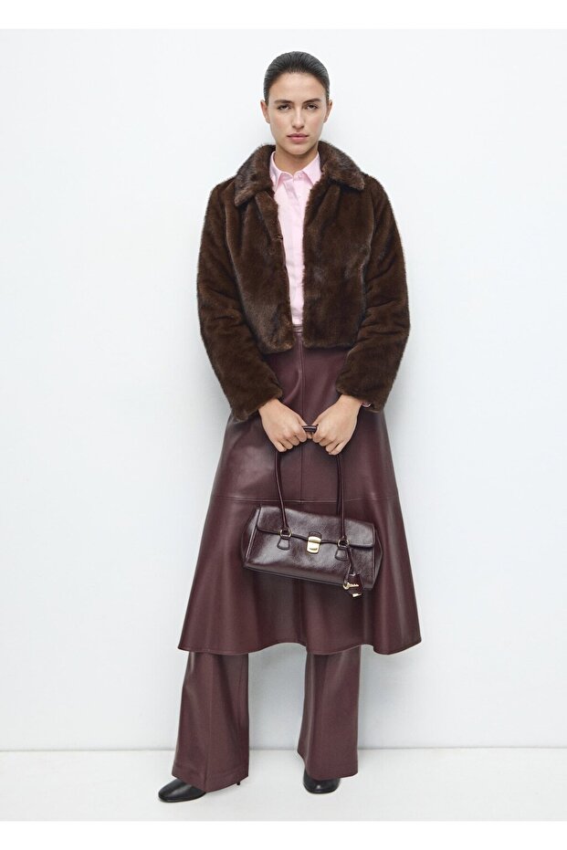 Bedene oturan poplin gömlek - 2