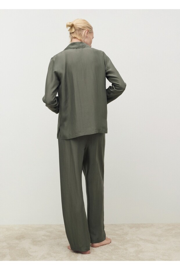 Uzun ipek gömlek - 4