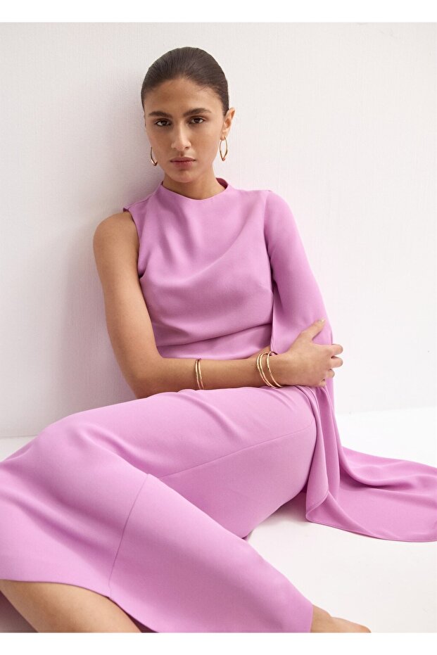 İki katlı uzun elbise - 7