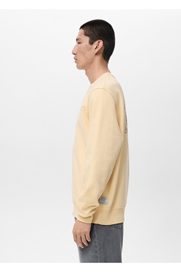 Regular fit yazılı sweatshirt - 7