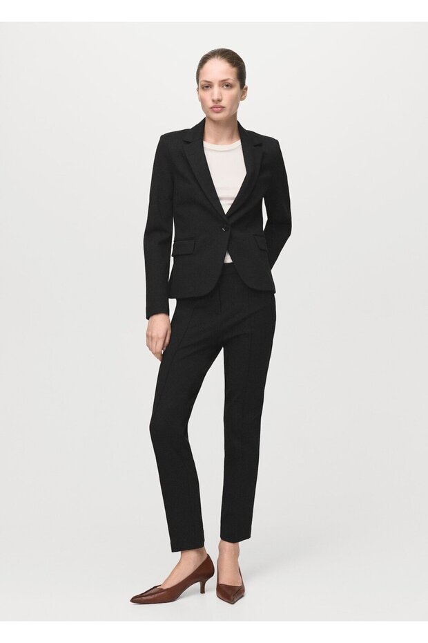 Dar kesim blazer ceket - 2