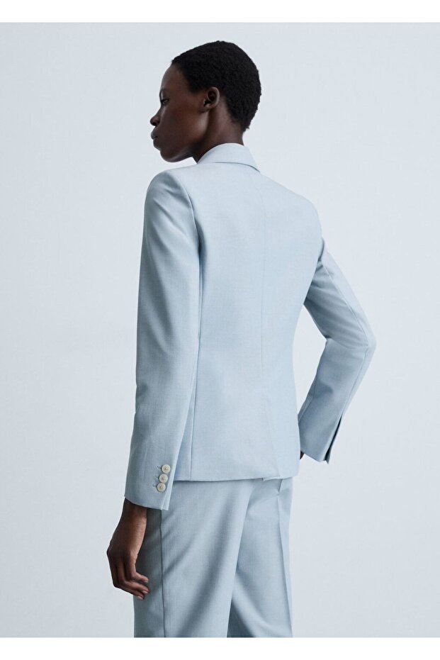 Bedene oturan blazer ceket - 4