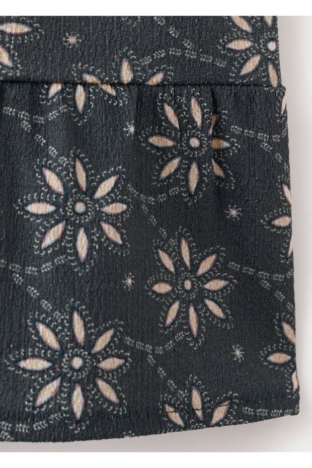 Çiçek desenli etek - 5