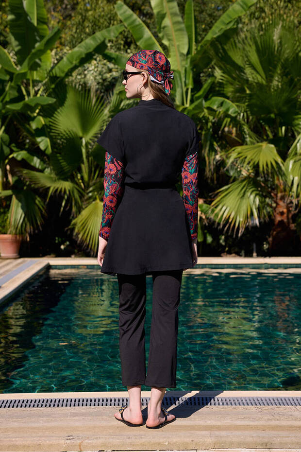 SİYAH ANVELOP TESETTÜR MAYO JİLE - 6