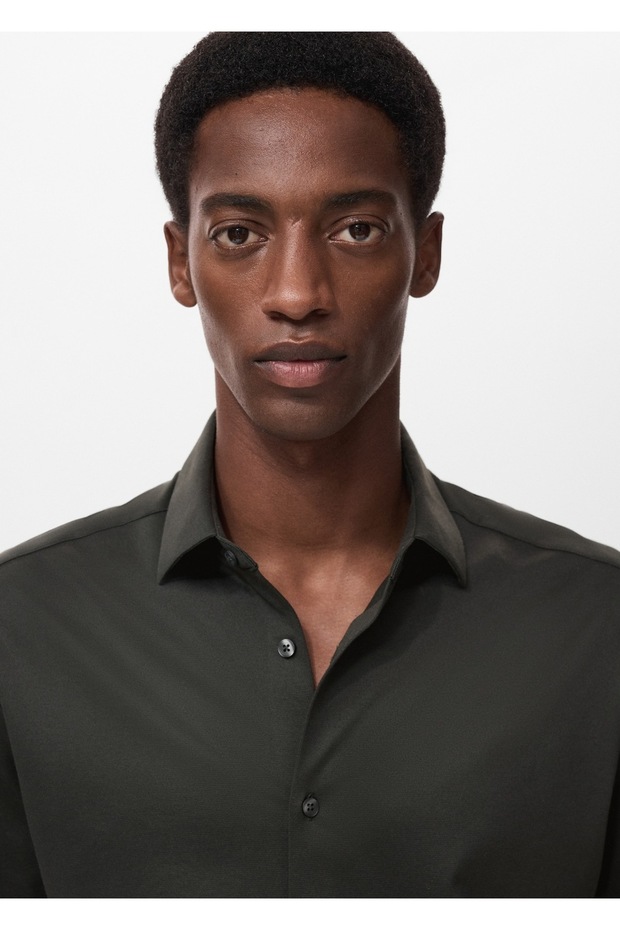 Comfort stretch non-iron gömlek - 6