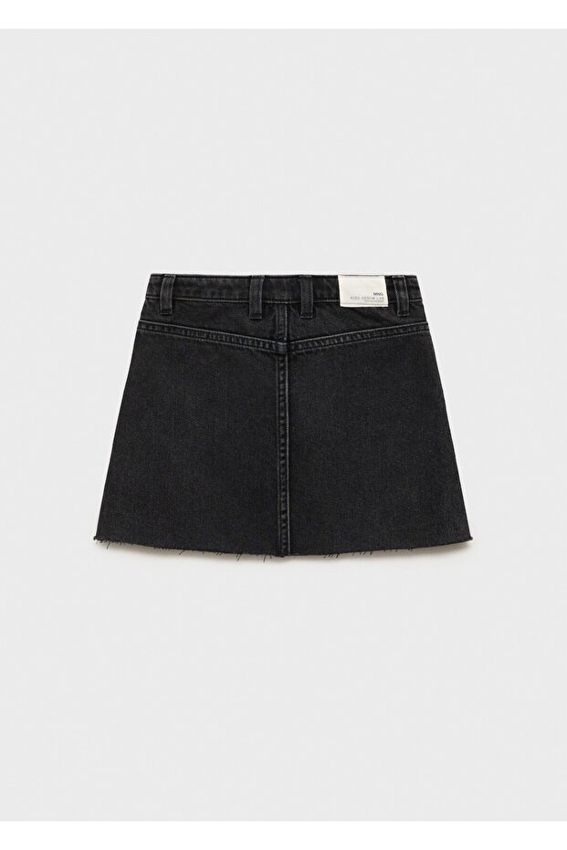 Kısa denim etek - 4