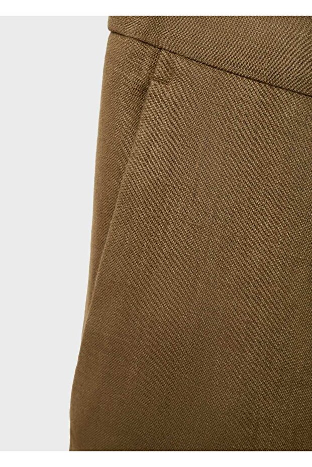Salerno %100 Keten Slim Fit Takım Pantolonu - 5