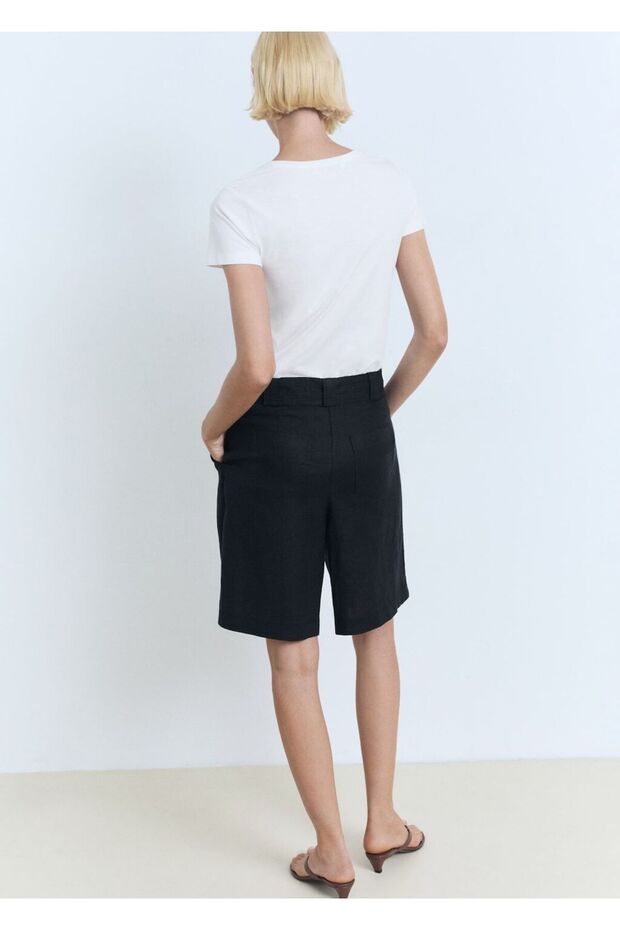 Pamuklu logolu tişört - 4