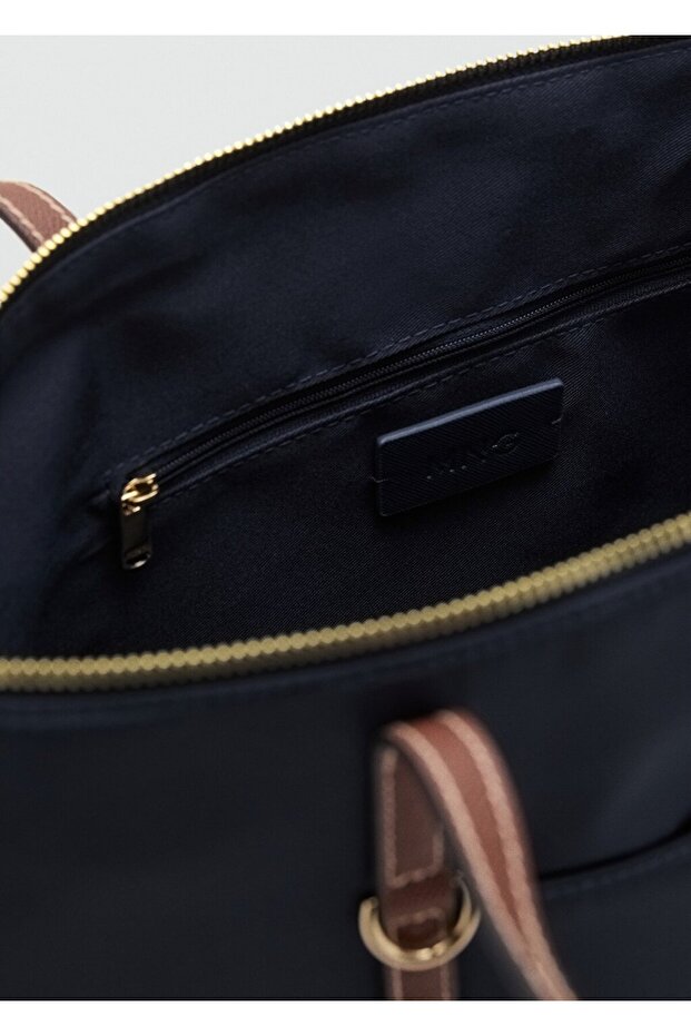 Çift saplı shopper çanta - 4