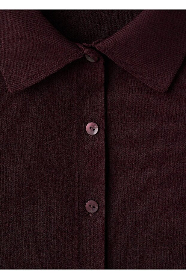 Gömlek yaka hırka - 8