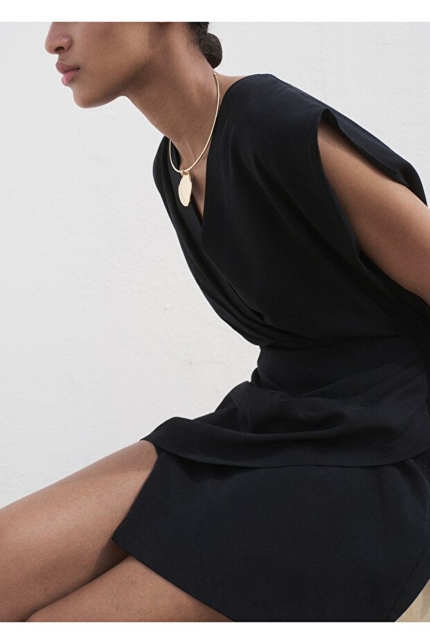 Lyocell anvelop elbise - 7