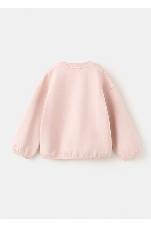 Leopar desenli sweatshirt - 2