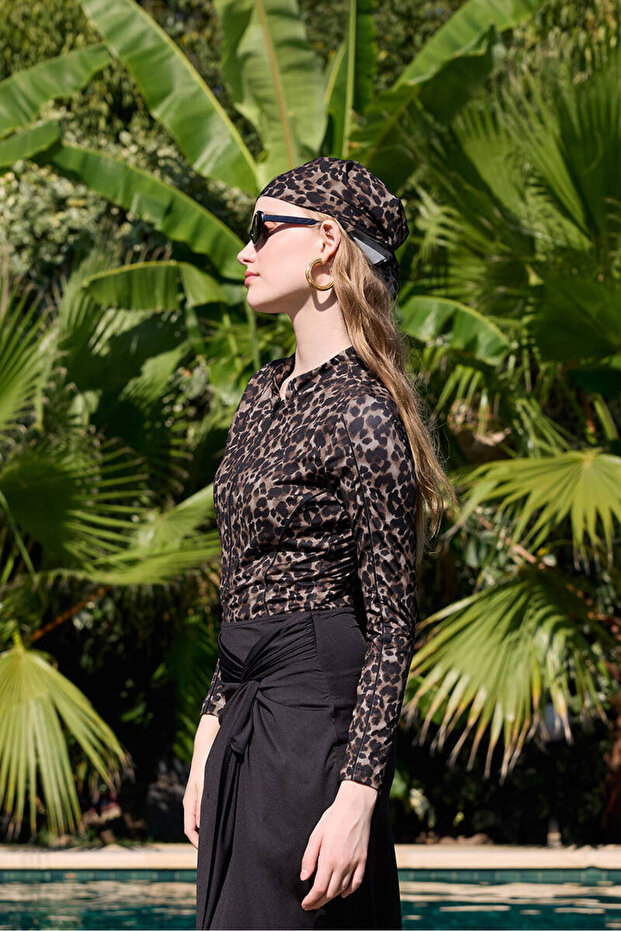 LEOPAR DESENLİ SURF MAYO - 3