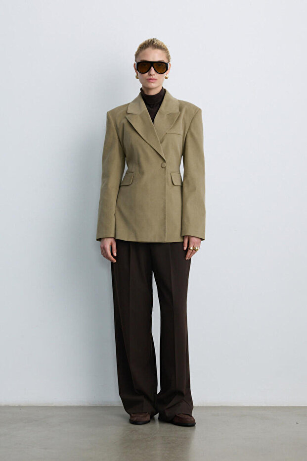 KUM KADİFE BLAZER - 7