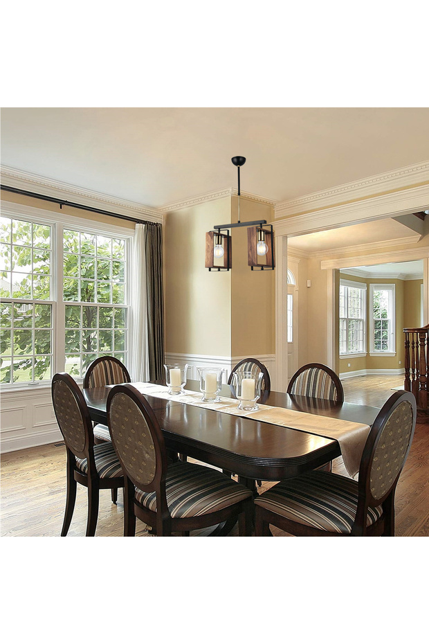 Karo Eskitme Siyah Avize - 3