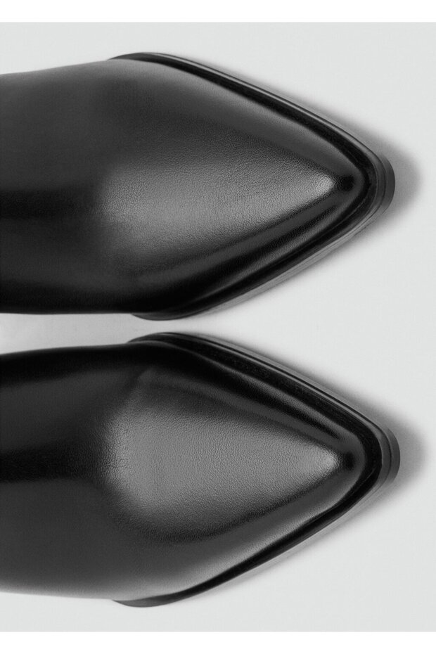 Ucu sivri deri yarım bot - 4