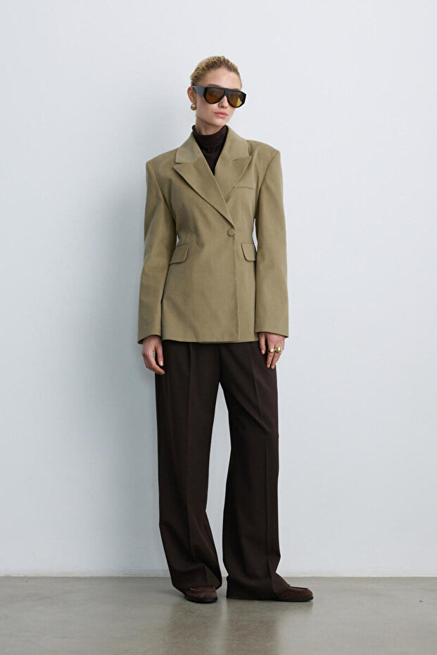 KUM KADİFE BLAZER - 4