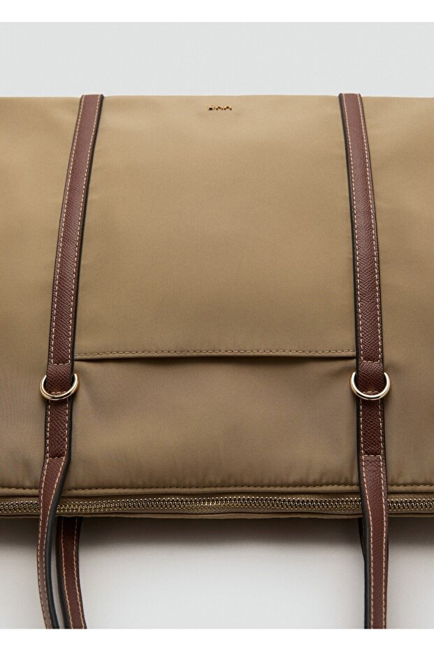 Çift saplı shopper çanta - 3