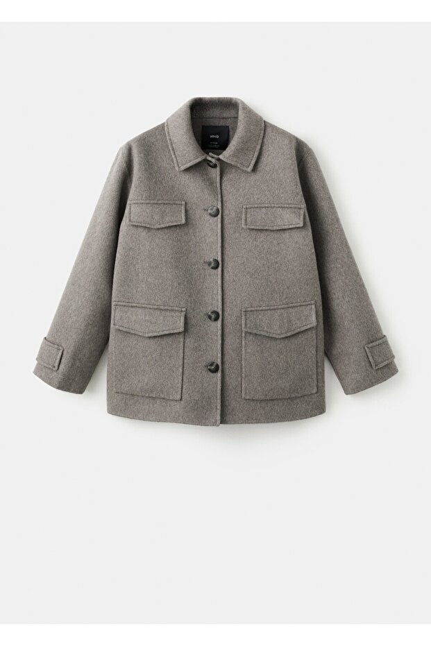 Cepli yün ceket - 3