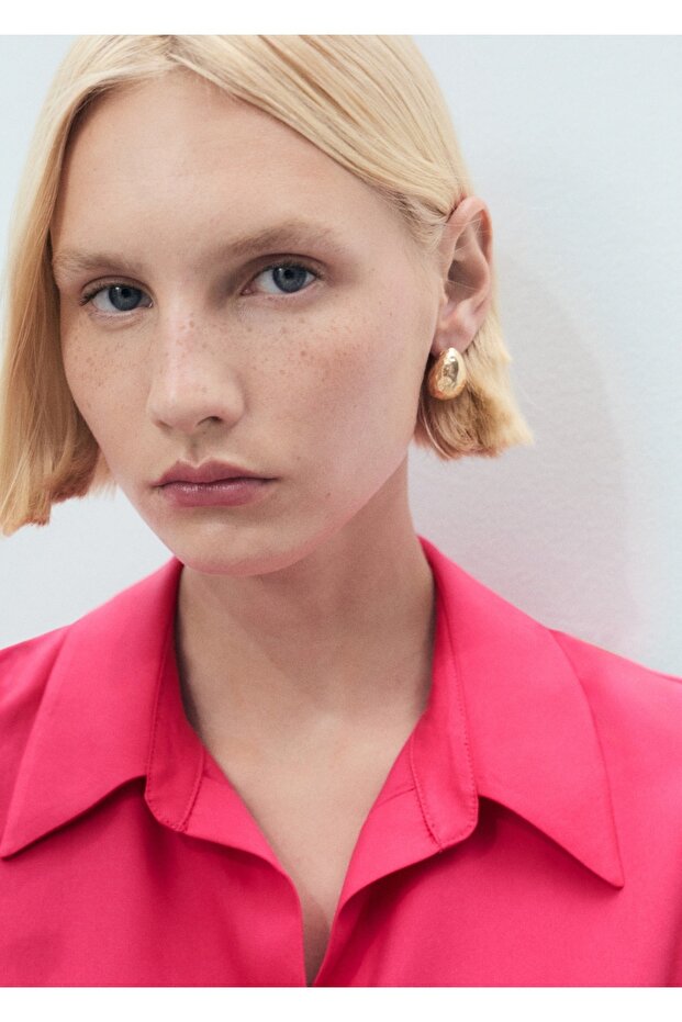 Kolsuz lyocell gömlek - 6