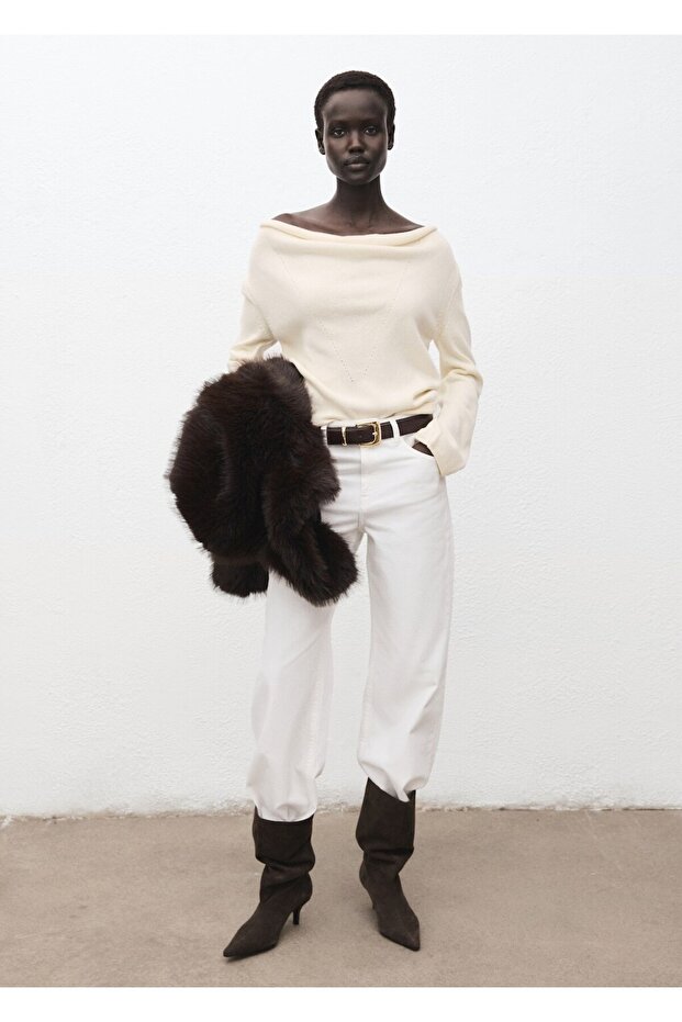 Degaje yakalı kazak - 2