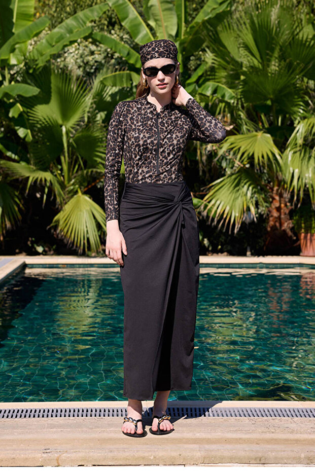 LEOPAR DESENLİ SURF MAYO - 7