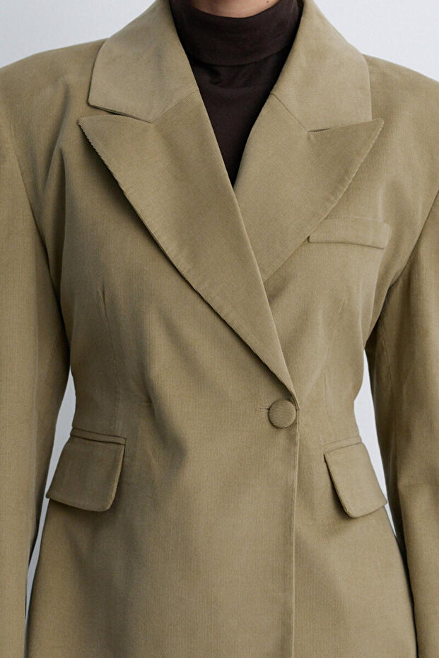 KUM KADİFE BLAZER - 6