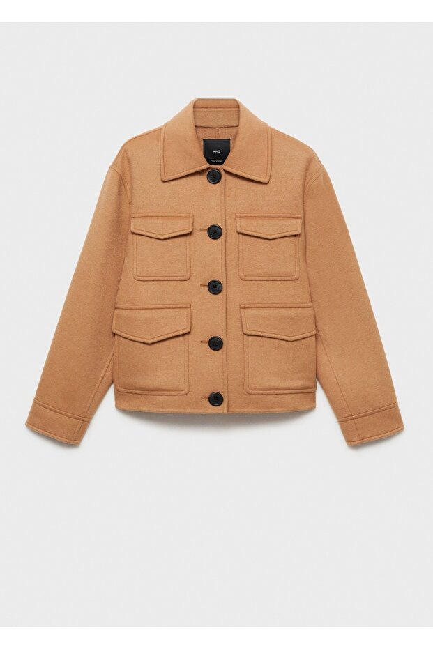 Cepli yün ceket - 3